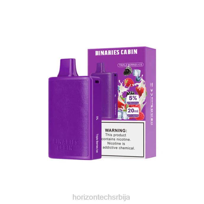 HorizonTech Binaries Cabin за једнократну употребу 20 мл троструке бобице леда 406V84 | Horizon Tech Vape Tank